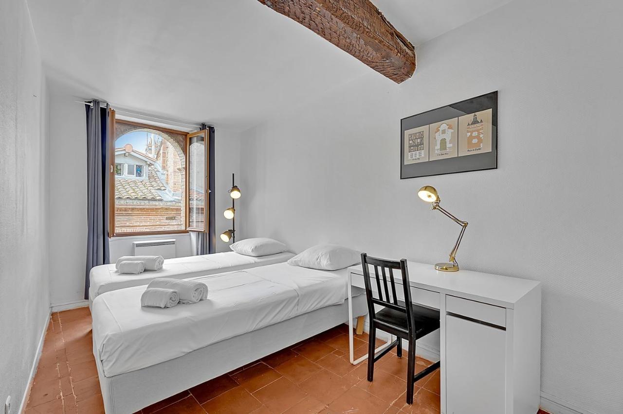 Le Regans - Charmant Appartement En Tomette Toulouse Exteriör bild