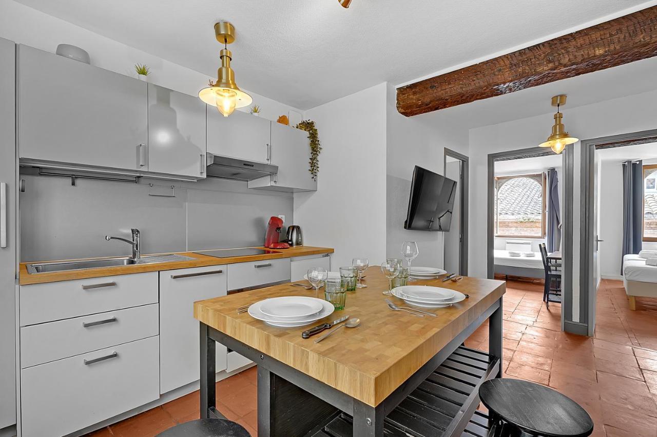 Le Regans - Charmant Appartement En Tomette Toulouse Exteriör bild