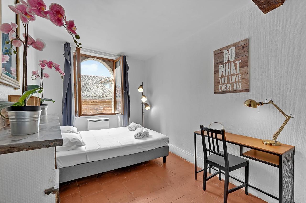Le Regans - Charmant Appartement En Tomette Toulouse Exteriör bild